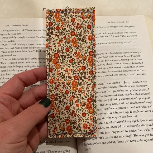 Quilted bookmarks vintage floral series - Picture 3 of 7